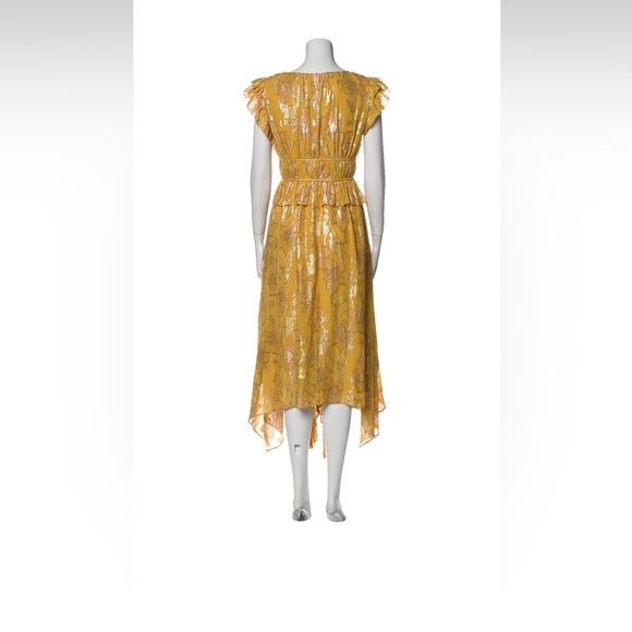 Ulla Johnson silk midi Nerisaa dress. Size M/6. - Picture 3 of 4